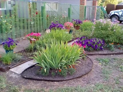 Клумба имеющая форму прямоугольника
