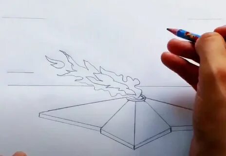 Рисуем вечный огонь поэтапно с детьми презентация