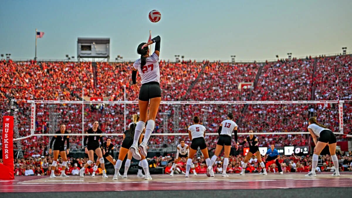 Nebraska Cornhuskers Volleyball. Lexi San волейбол Nebraska. Спорт 003 2023