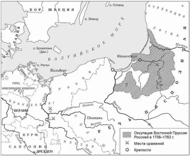 Территория швеции на карте история впр. Кунерсдорф на карте.