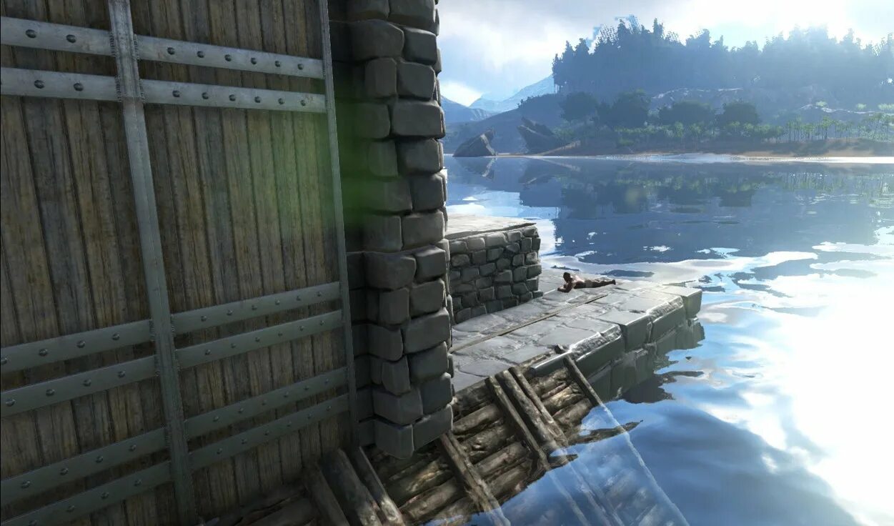 Плот в арке. Ark survival плот. арк колодец. арк дом на плоту.