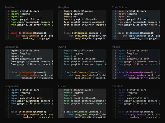 Vim colors. Тема для vim. vim цветовые схемы. vim colorschemes. стандартные цветовые схемы vim.