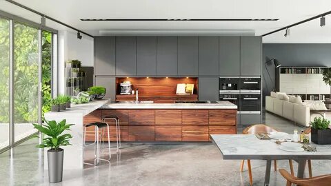 kitchen kitchenette Interior archviz.