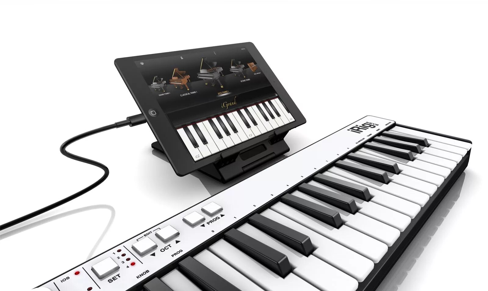 Миди клавиатура для андроид. Ik multimedia irig keys mini. миди клава irig pro. irig 37. midi клавиатура для ipad.