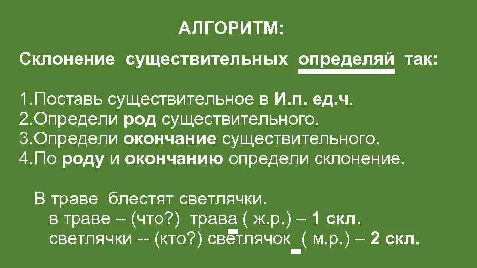 Зависть склонение. Алгоритм определения склонения существительного. Алгоритм определения склонения существительных. Алгоритм склонения имен существительных. Алгоритм как определить склонение сущ.