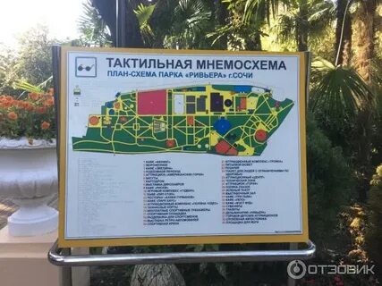 Схема парка ривьера