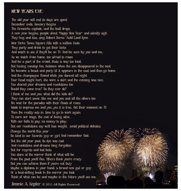 English poems для инсценировки. New years Eve poem. The New year begins!. When is New year's Eve. When is new year day