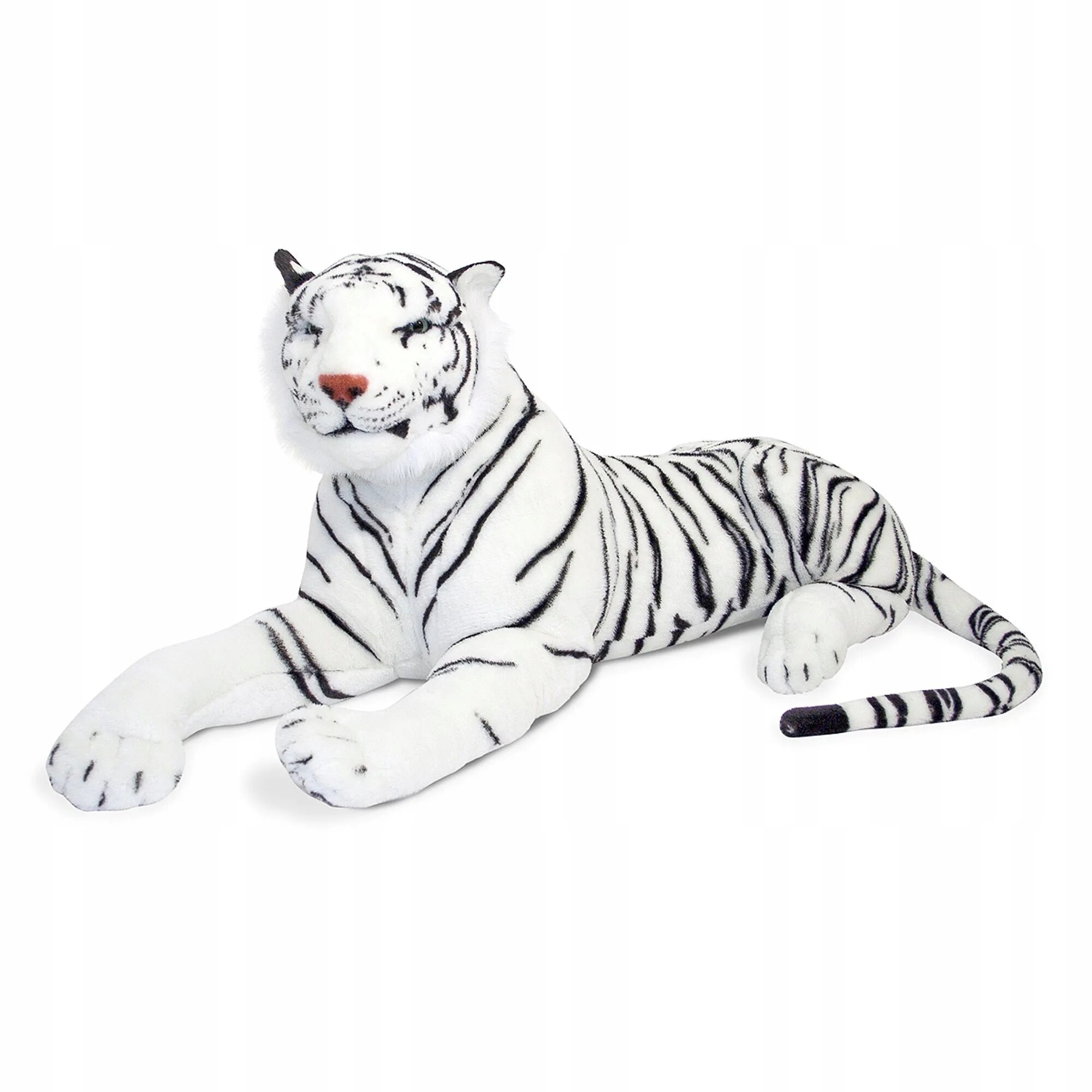 Мягкий тигр купить. Мягкая игрушка Melissa & Doug белый тигр 51 см. Мягкая игрушка Melissa & Doug тигр 51 см. Плюшевая игрушка белый тигр. Мягкая игрушка Тигренок белый.