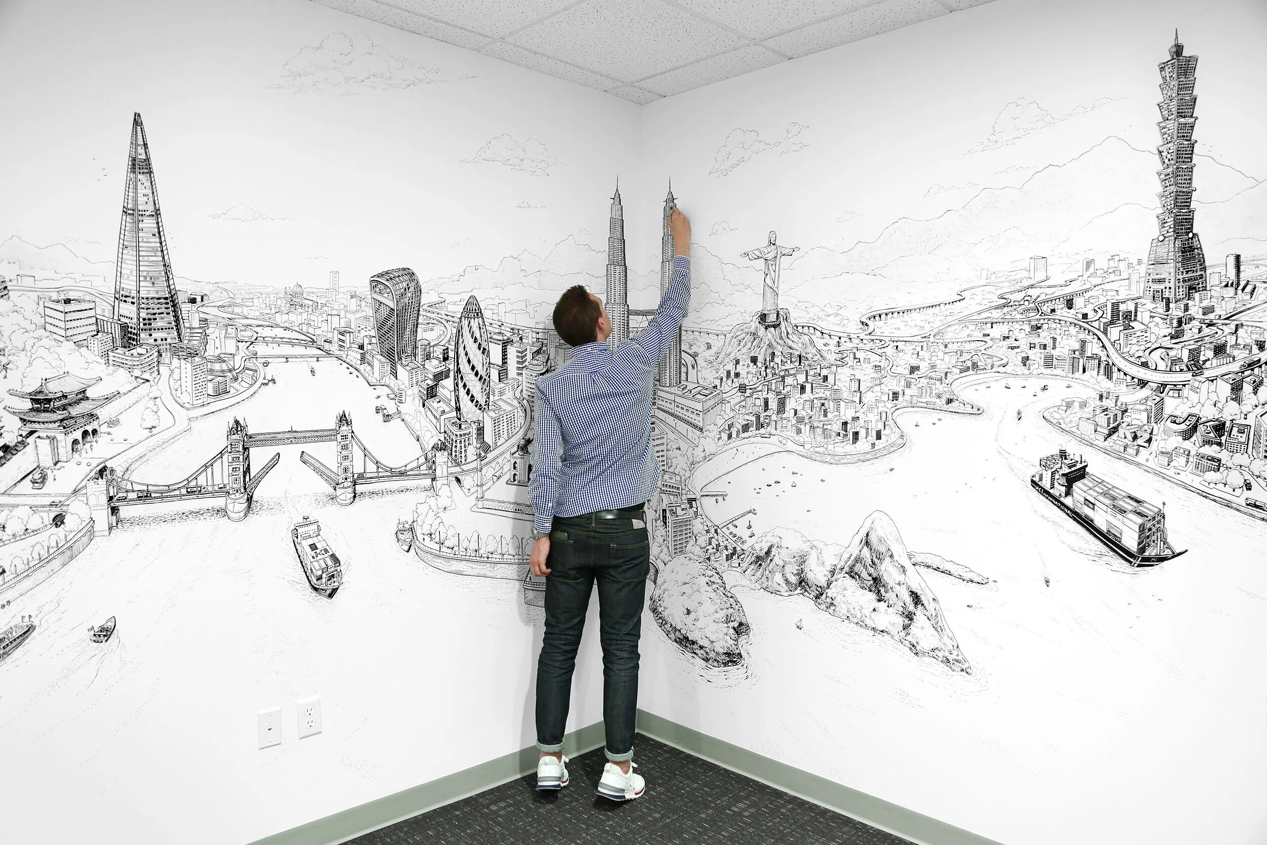 Draw on wall. Mural wall art molotow timelapse black. artist drawing on the wall. drawings on the wall aesthetic. to wall drawing.