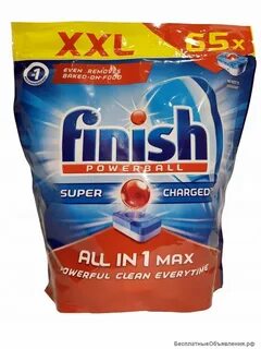 Таблетки посудомоечные finish 100 шт
