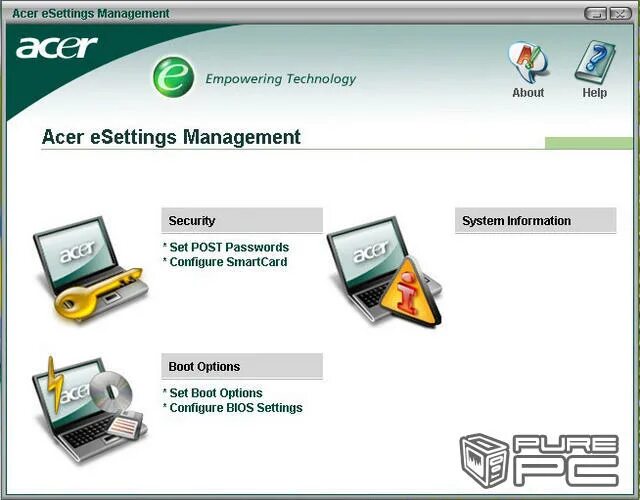 Acer empowering. Esetting management application. acer elock management. epower management_acer ограничение зарядки батареи.