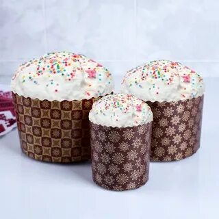 Бумажные формы для выпечки куличей