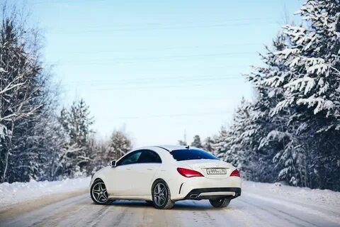 Зимний mercedes