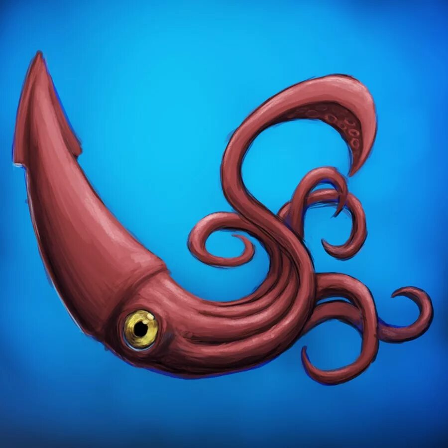 Open - Android Squid Emoji - (2000x2000) Png Clipart Download