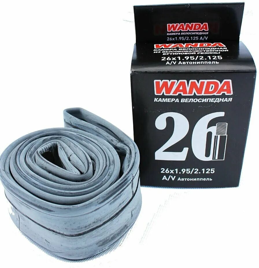 Камера 26. Камера 26"х2.125 a/v 48мм "Wanda". Камера Wanda 26x1.95/2.125 av-48 BLK. Камера 26"х2,35 a/v -48мм Wanda. Камера 26"х1.95/2.125 a/v "веломастер" Seyon.