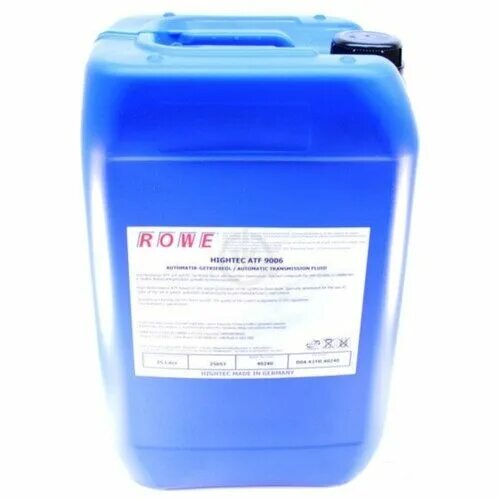 Rowe atf. Трансмиссионное масло Rowe ATF 9006. Rowe Hightec ATF 9006 5 Л. Масло Rowe 20л. Rowe Hightec ATF 9006 20 Л.