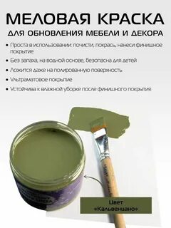 Меловая краска для мебели что это