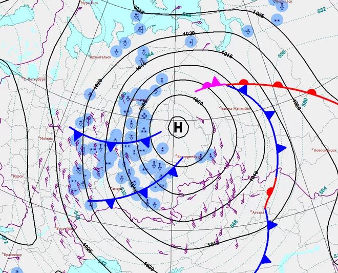 Откуда приходят циклоны. Циклон на карте. Изображение циклона на карте. Циклоны и антициклоны на синоптической карте. Циклон и антициклон на карте.