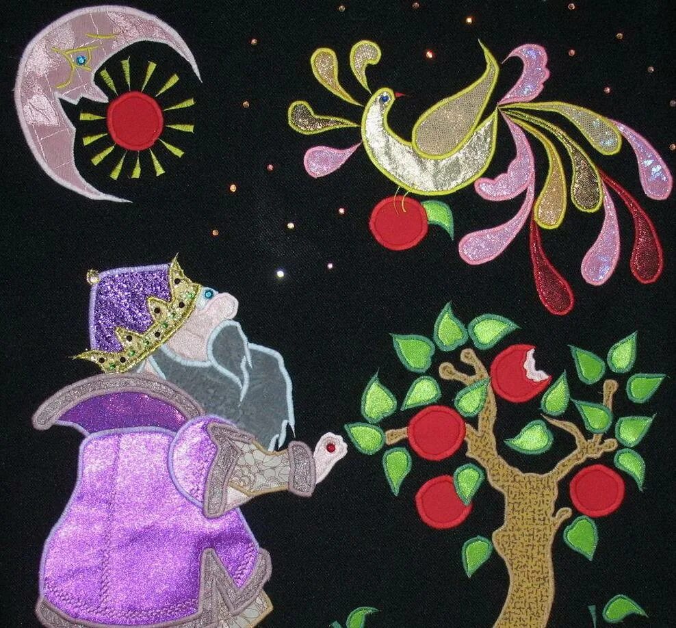 поделка котенок. сюжетная аппликация из ткани. художник koday laszlo. сказочные аппликации. котенок гав.