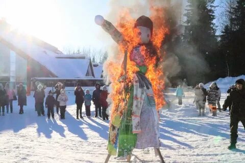 Масленица в 2024 когда сжигают чучело