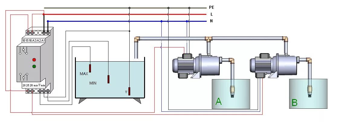 РКУ-02 схема подключения. Реле РКУ-02 схема подключения. Реле контроля уровня РКУ-03 схема подключения. Схема подключения реле уровня воды для насоса. Простая автоматика