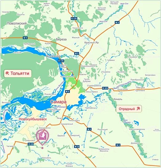 Карты поселков самарской области. Поселок Журавли Самара. Самара на карте. Тольятти на карте Самарской области. Озёра Самарской области на карте.