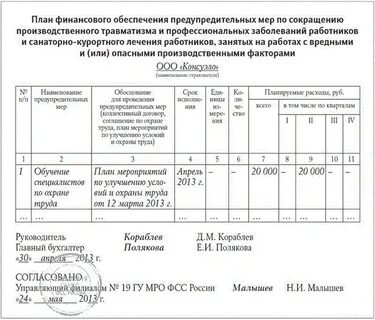 Заявление о финансовом обеспечении