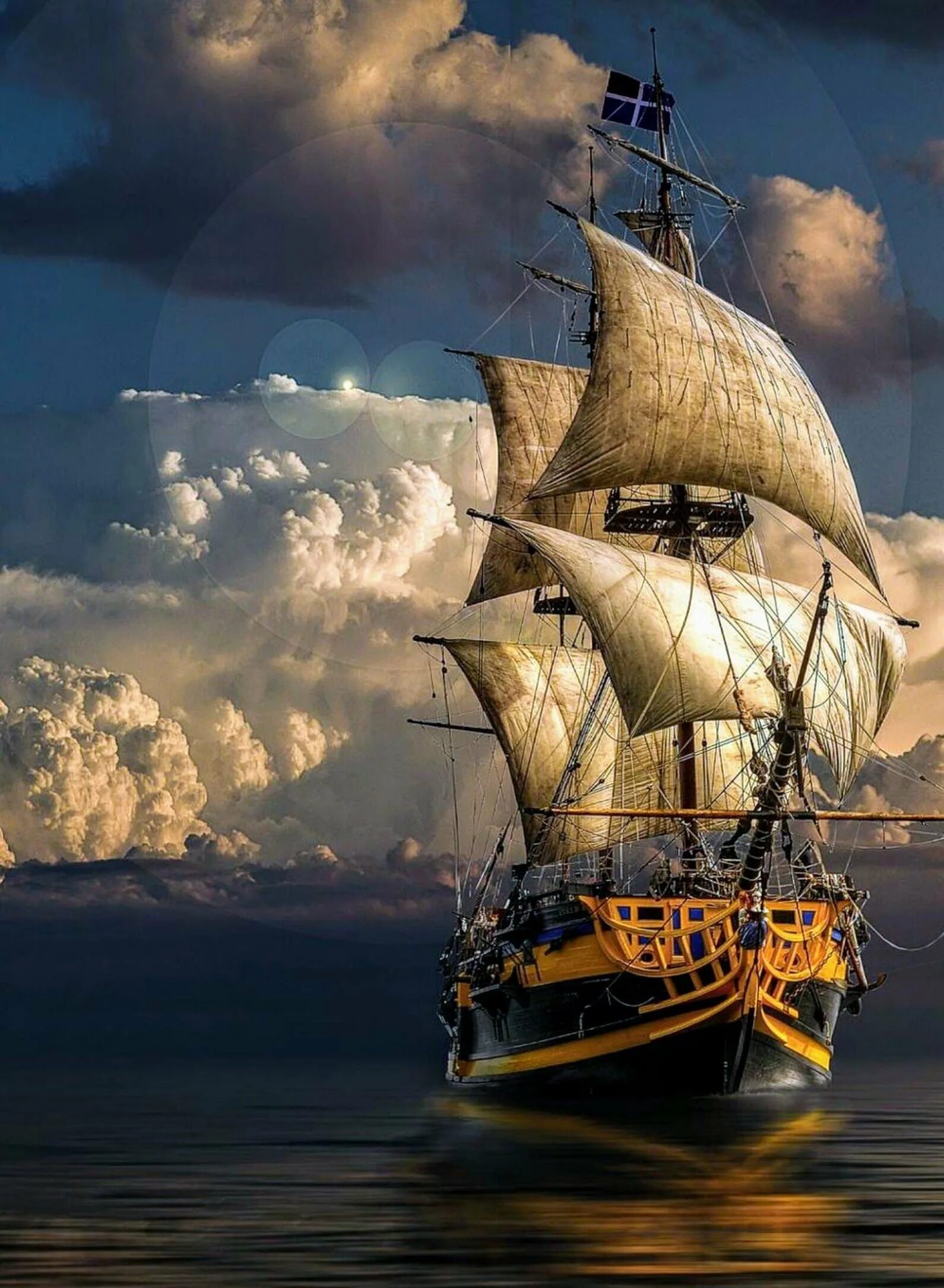 Вертикальные корабли. Фрегат, Бригантина, Корвет. Галеон Летучий голландец. Красивый корабль. Пиратский корабль.