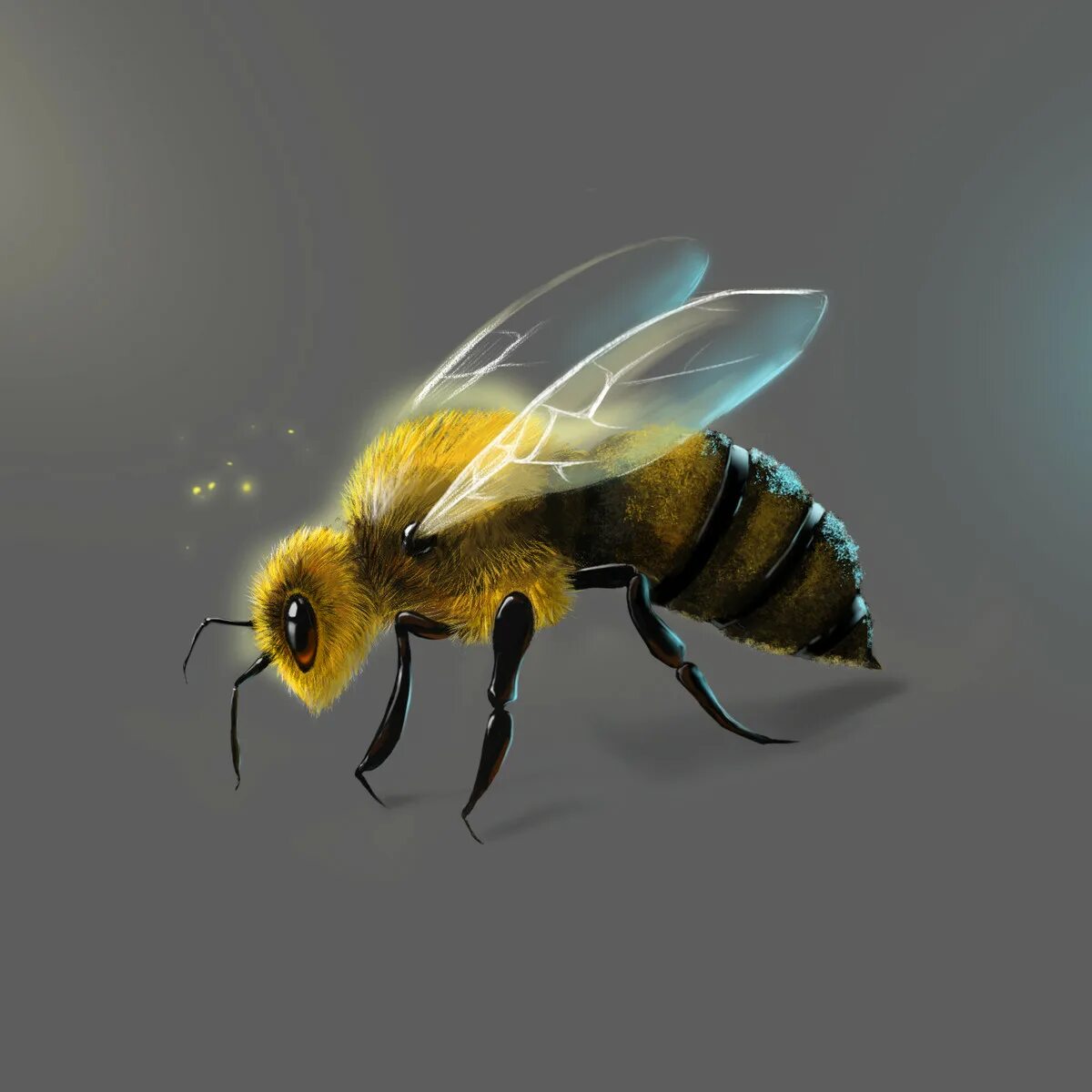 Gold bees