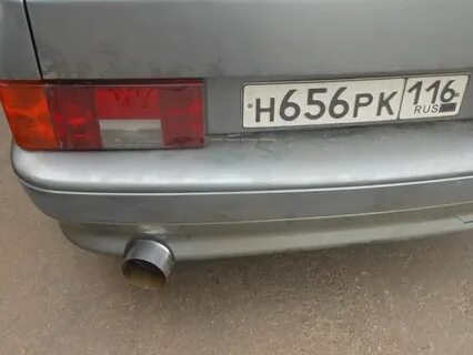 Насадка на глушитель ваз 2114