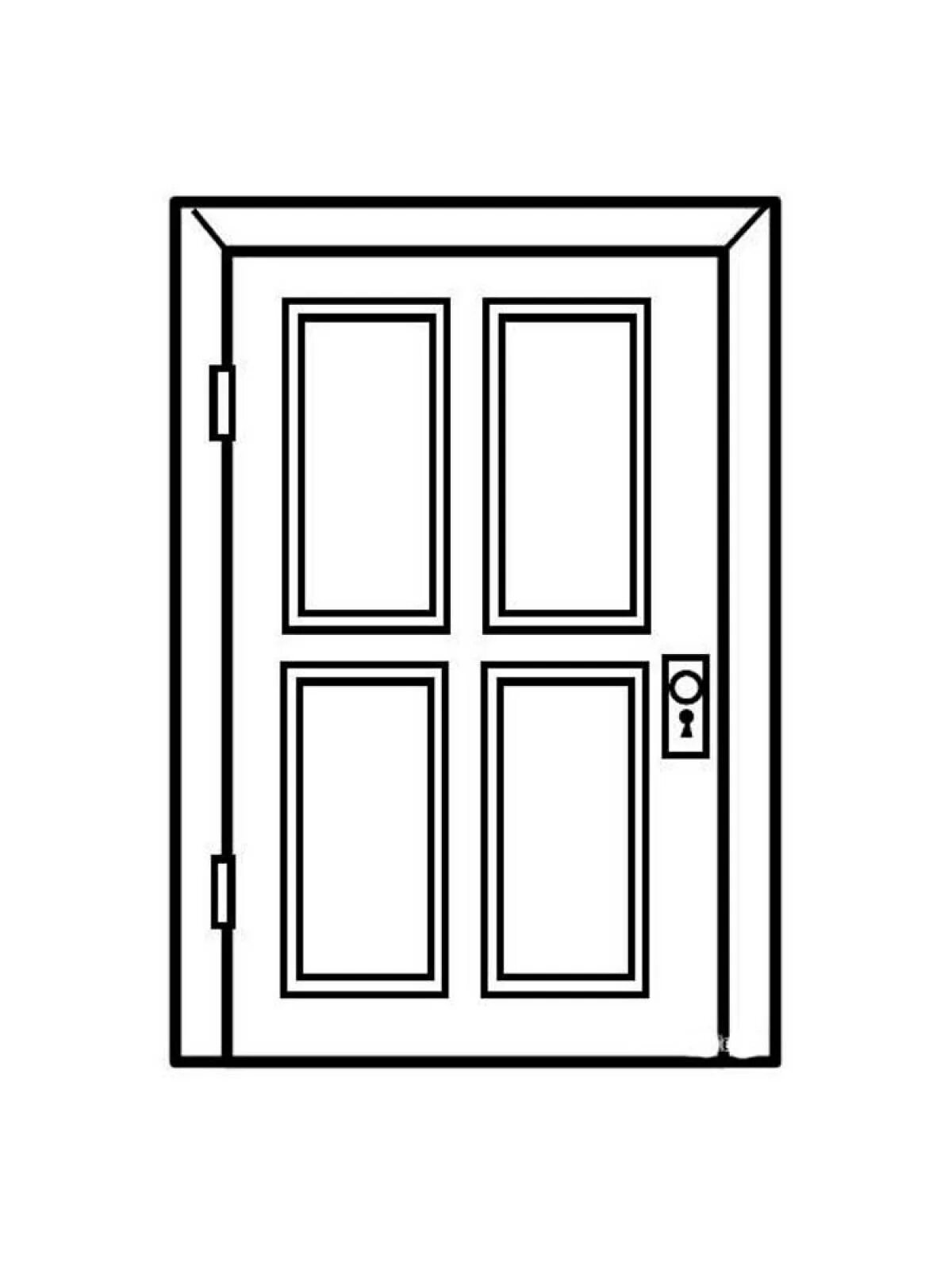 Раскраски doors roblox