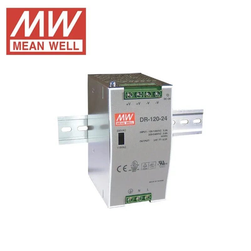 Mean well dr 120 24. Преобразователь напряжения edr-120-24. Mean well dr 120 24. Mean well dr 120 24. @источник питания dr-12024 24vdc 0204710.