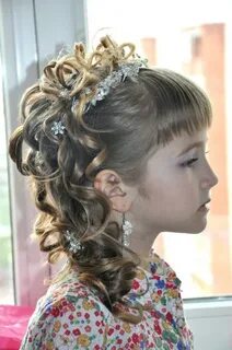 детские выпускные прически на средние волосы