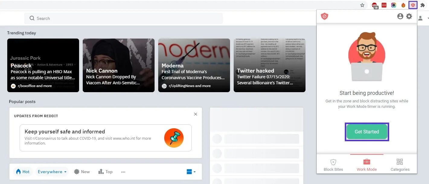 Site block chrome. Work mode mode ругается. восстановить мастер пароль в block site.