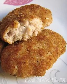 Школьные котлеты с черным хлебом