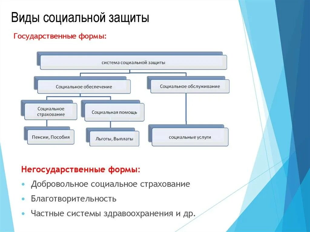 Социальной поддержки в соответствии с. Схема видов социальной защиты населения. структура соц защиты в рф. система социальной защиты населения таблица. система социальной запщиты схема ъ.