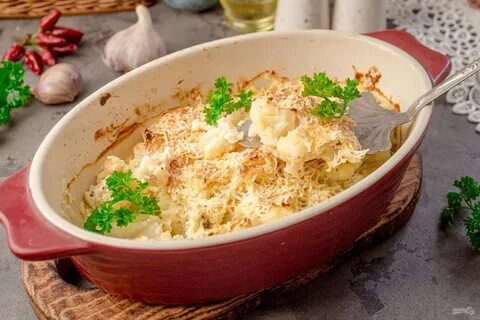 Капуста запеченная под сыром