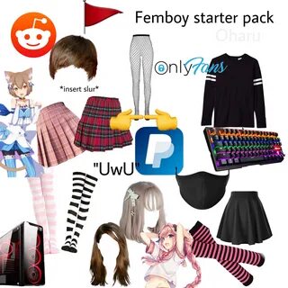 The official femboy starter pack : rstarterpacks.