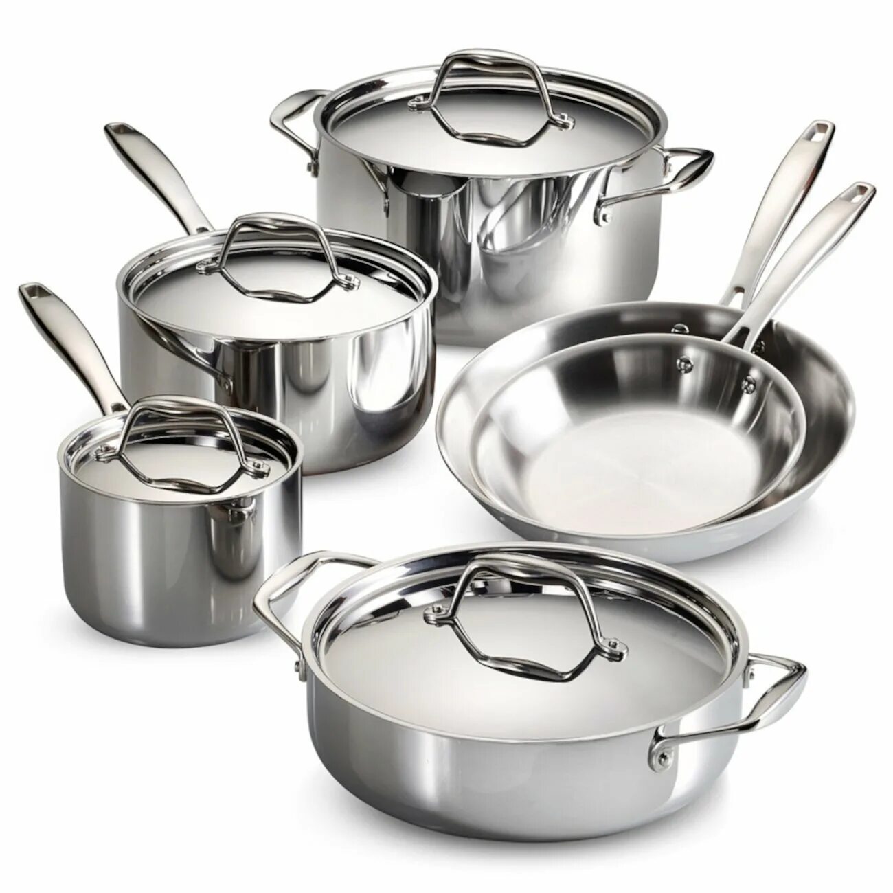 Кастрюли из стали. Посуда Трамонтина. Tramontina Gourmet. Посуда Jotun Judy Stainless Steel Cookware 5 in 1. Кастрюли Hoffmann 6 PCS Cookware Set Induction 5 Step Capsule.