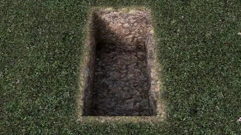 Dug grave