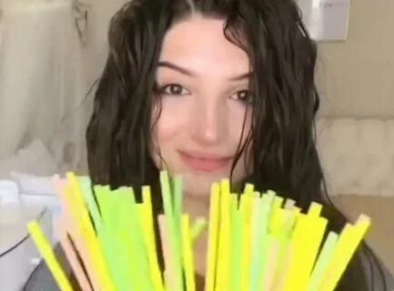 С помощью трубочек