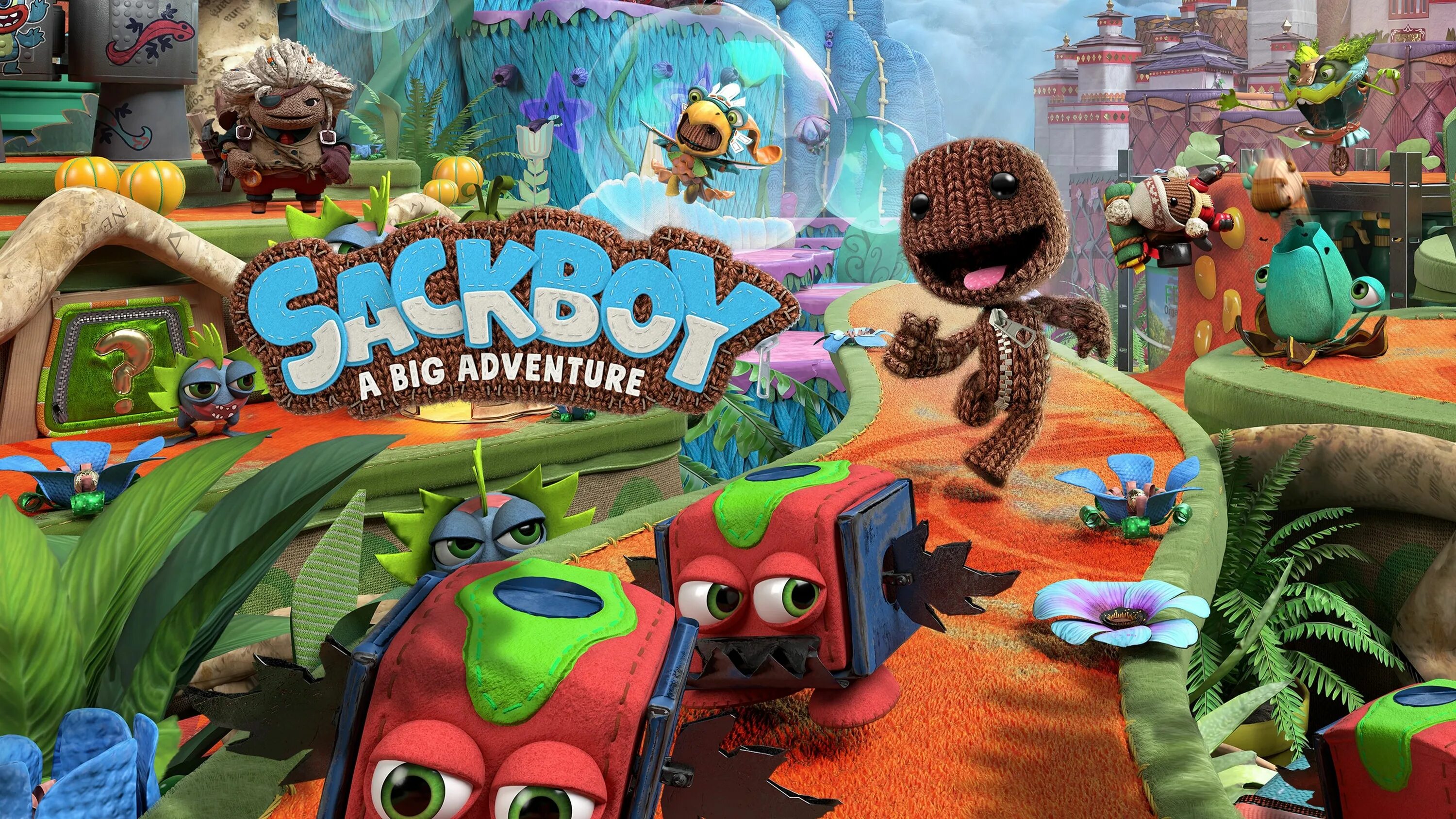 Sackboy adventure на пк. Сэкбой ps4. Сэкбой большое приключение ps4. Sackboy a big Adventure ps5. Сэкбой игра для ps4.