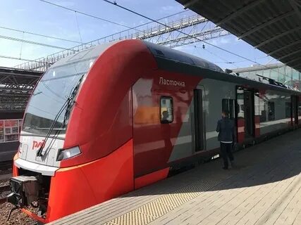 Как выглядит поезд ласточка фото