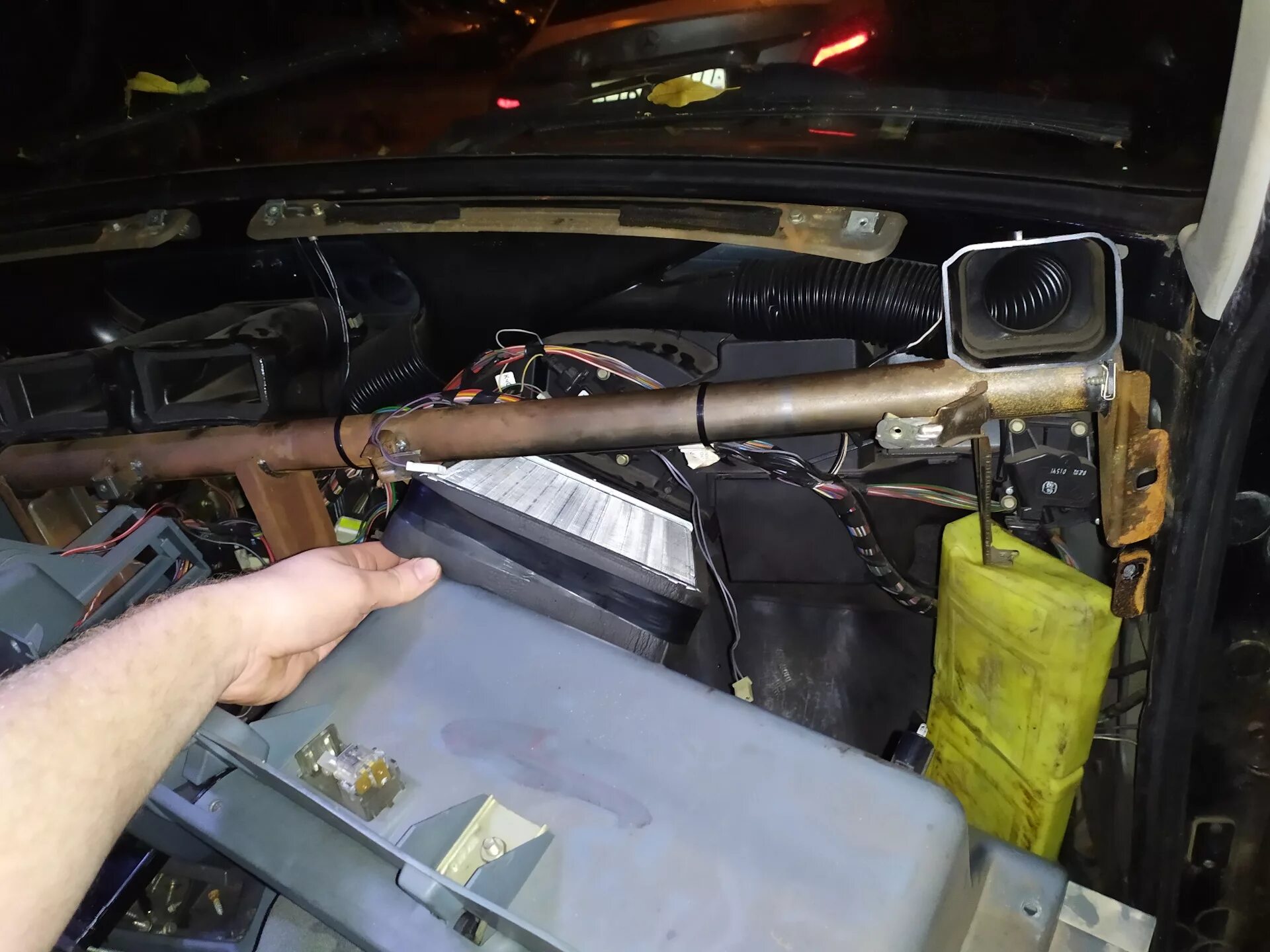 Установка печки ГАЗ 31107 (31105) - ГАЗ 3110, 2,5 л, 2000 года тюнинг DRIVE2