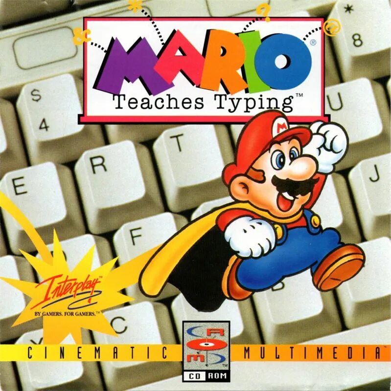 Teach typing. Mario teaches typing. mario teaching to type. mario learns to type. mario teaches typing (ms-dos).