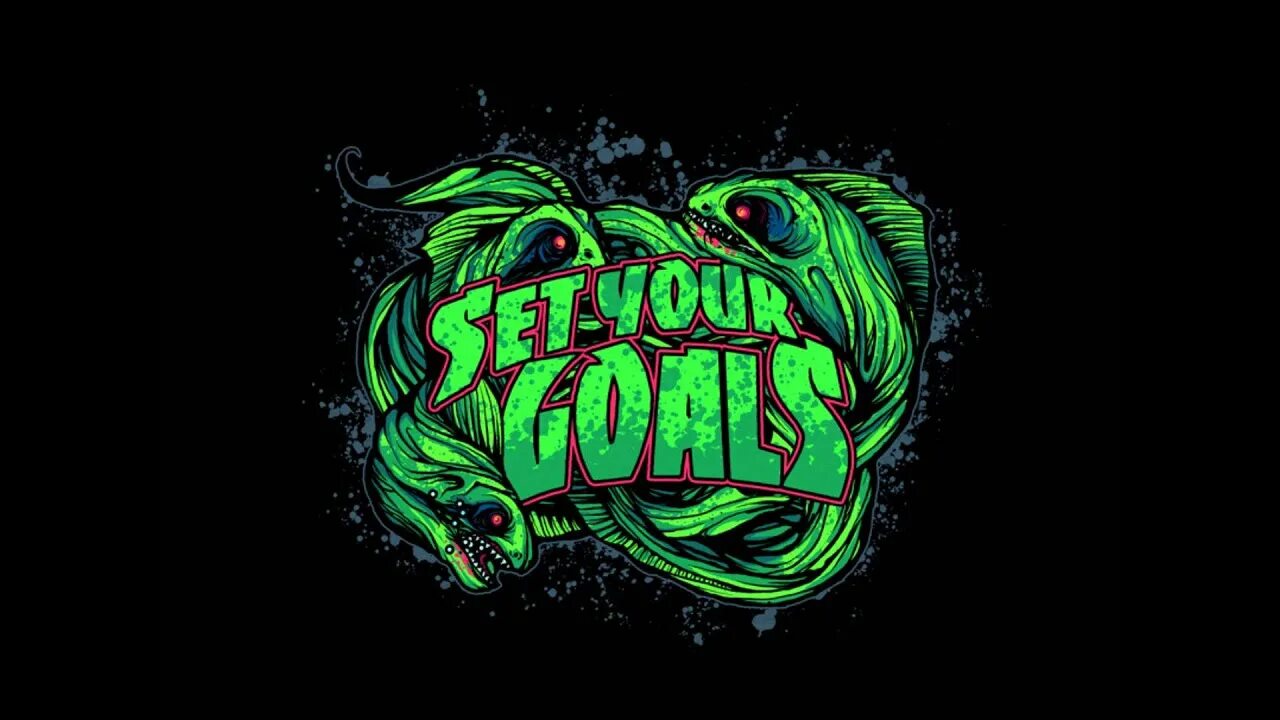 Set your. Set your goals. надпись sbr.