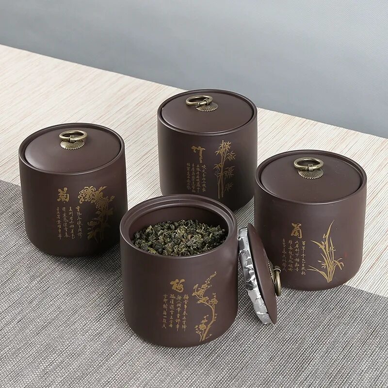 Емкость для хранения чая. Емкость для хранения чая керамическая. Китайский чай в баночках. Жестяные банки для хранения чая.