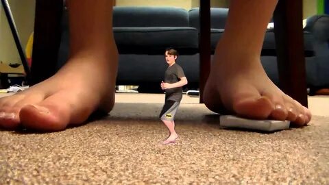 Feet giantess video