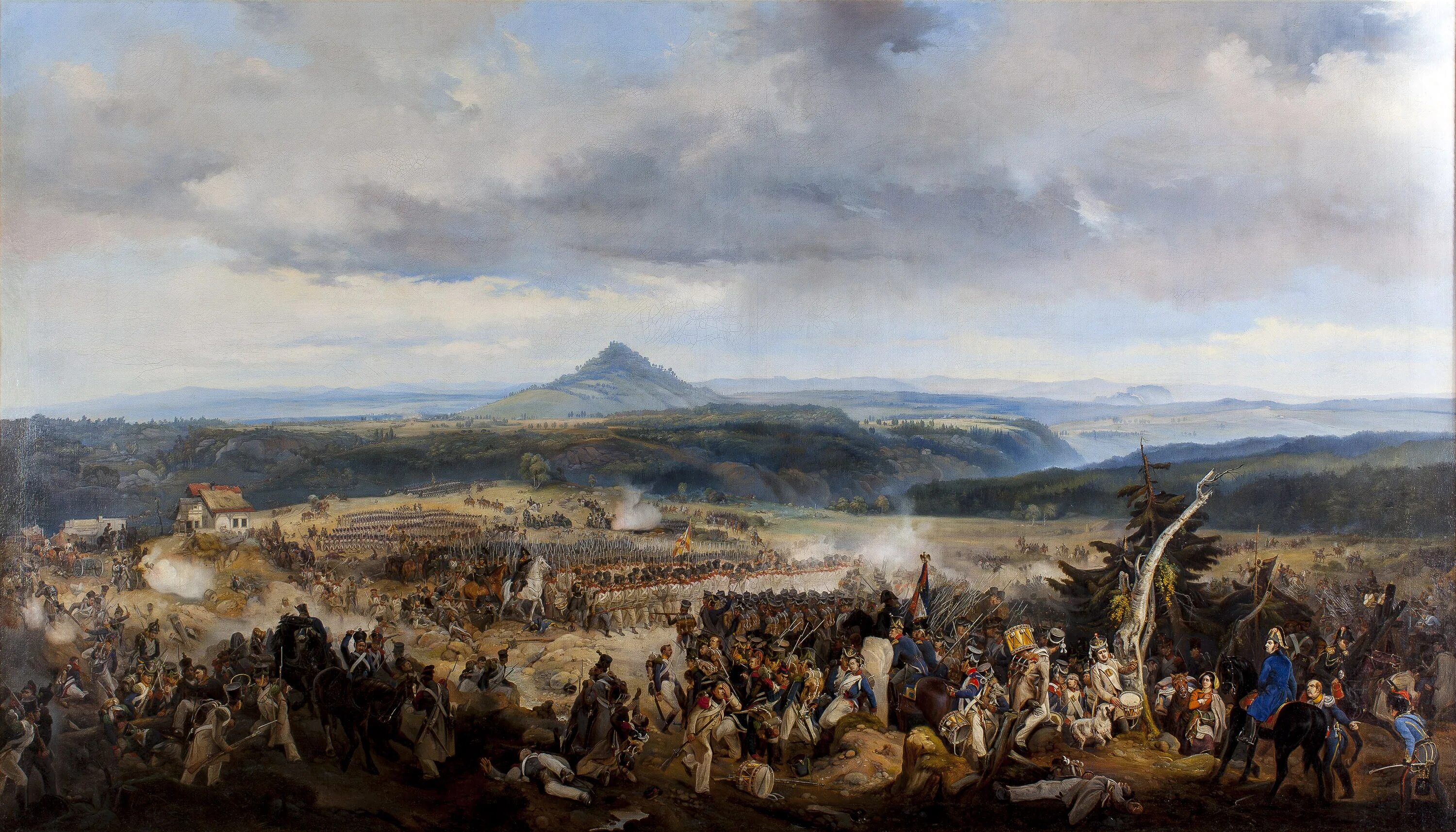Битва близ г зама. Сражение при гиссгюбеле 16 августа 1813 года. сражение под кульмом 1813. виллевальде полтавская битва.