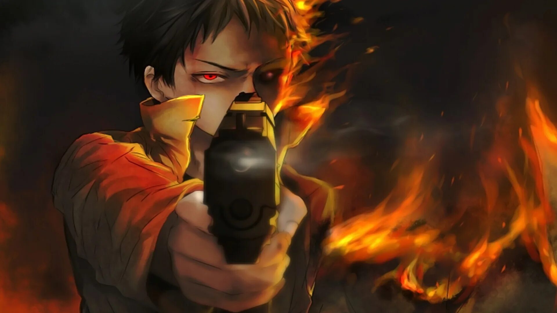 Пылающий парень. Zombieman onepunchman. аниме огненный парень. парень в огне.